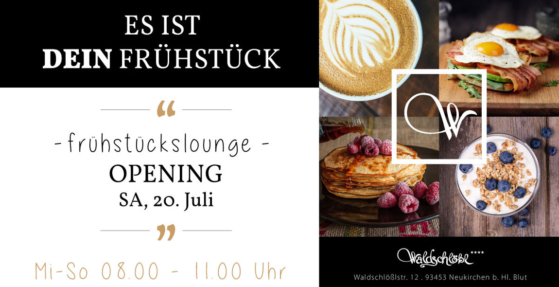 Die „Frühstückslounge“ im Waldschlößl