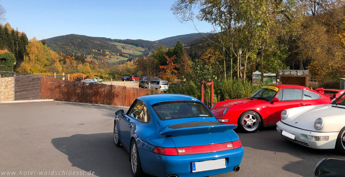 Porsche Ausfahrt durch den Bayerischen Wald