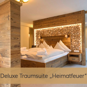 Deluxe Traumsuite Heimatfeuer | Sport- und Wellnesshotel Waldschlößl