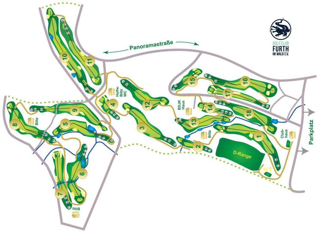 Panorama-Golfplatz Furth im Wald